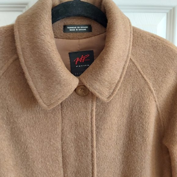 Hilary Radley Jackets & Blazers - COAT - HILARY RADLEY DESIGNER - CAMEL HAIR WINTER COAT/LONG/LINED -  BRAND NEW